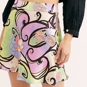 Free People Phoebe Miniskirt Sugar and Spice NWT